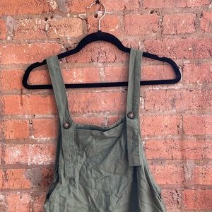 Linen overalls